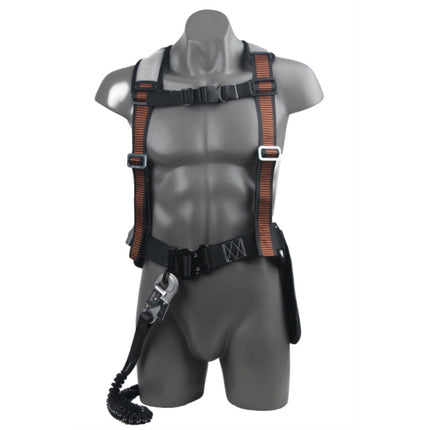 KUKJE SAFETY Upper Body Safety Harness K031-0008 AL/small-diameter/manual/shoulder,waist support/elastic