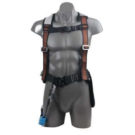 KUKJE SAFETY Upper Body Safety Harness K331-0019 AL/large-diameter/one-touch/shoulder,waist support/auto reel
