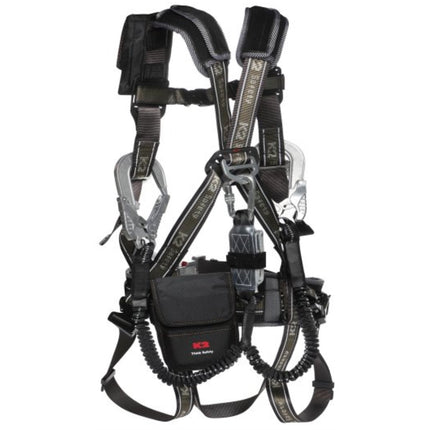 K2 SAFETY Full Body Safety Harness (Y) KB-9201(Y BROWN/M