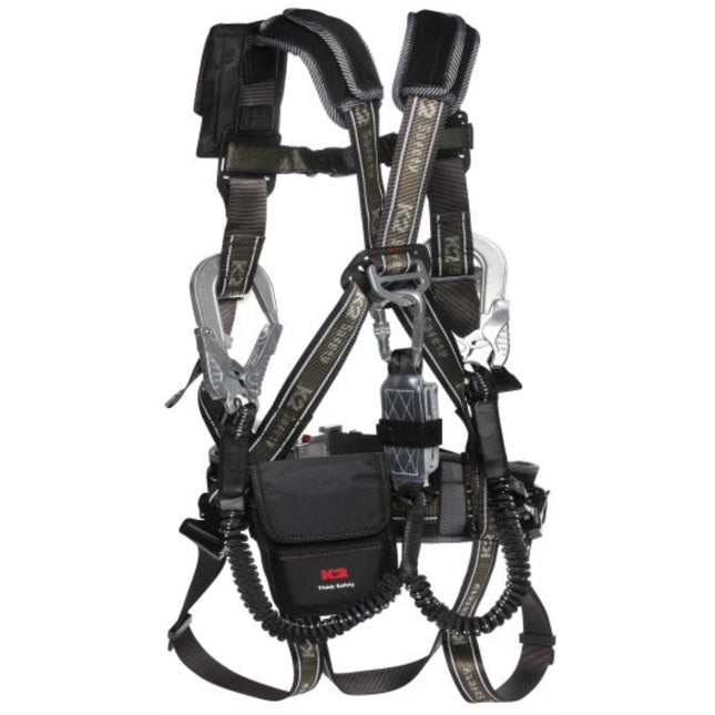 K2 SAFETY Full Body Safety Harness (Y) KB-9201(Y BROWN/M