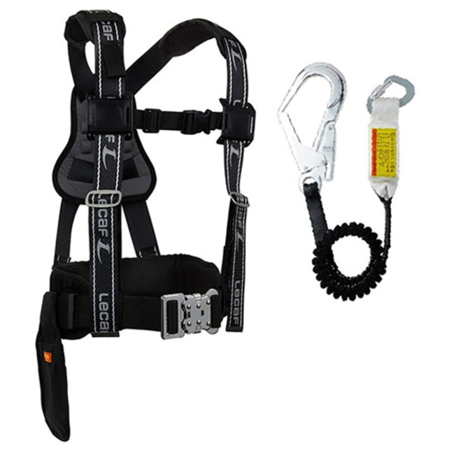 LECAF Upper Body Safety Harness TA-014-L AL/one-touch+back pad/elastic
