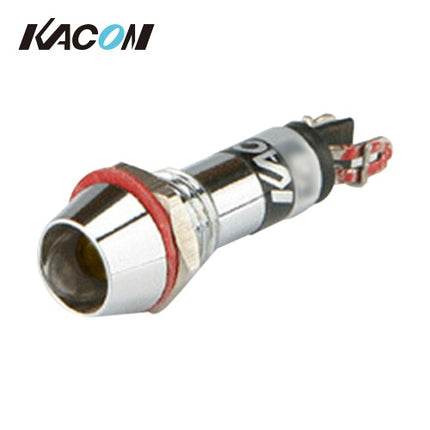 KACON Pilot Lamp Indicator, Ø10, AC220V, Yellow (Pack of 50) KL1022Y