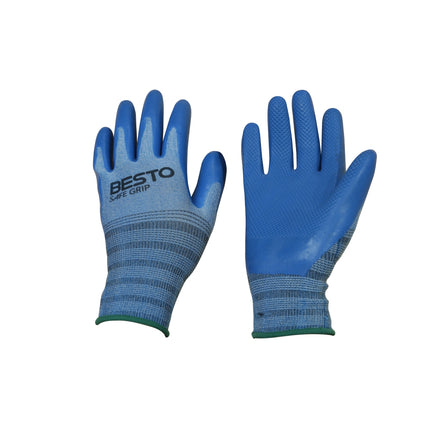 BESTO Safe Grip Gloves BSF-M BLUE/M (x10 pack)