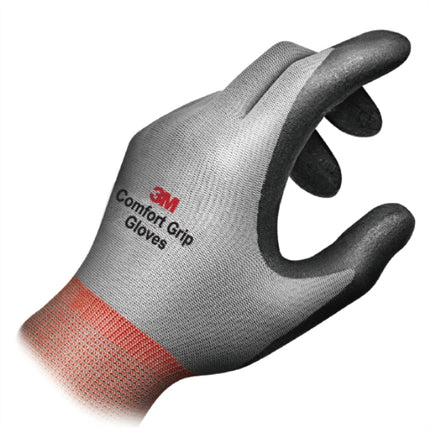 3M Comfort Grip Gloves CGGY-M GRAY/M (x10 pack)