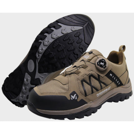 MILLET Waterproof Safety Shoes (Dial Closure) M-04 4"-280MM/BROWN