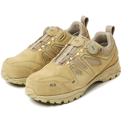 K2 SAFETY Dial Closure Safety Shoes K2-64 4"-245mm/L.BEIGE