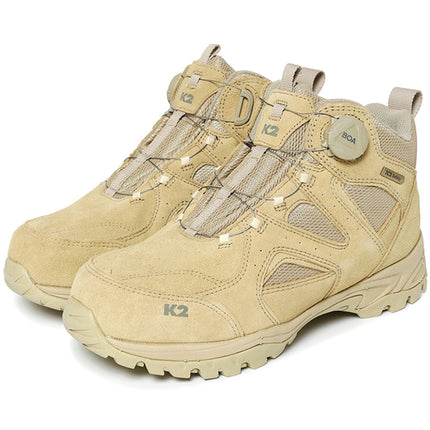 K2 SAFETY Dial Closure Safety Shoes K2-67S 6"-245mm/L.BEIGE