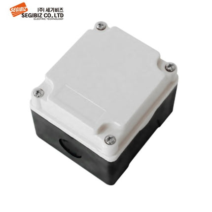 SEGIBIZ Push Button Box, Plastic, 1-Hole, Undrilled, 55 mm, White SG-PB-000155W
