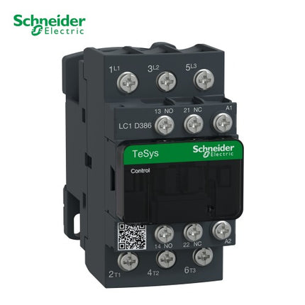 SCHNEIDER Magnetic Contactor, MC LC1D386M7