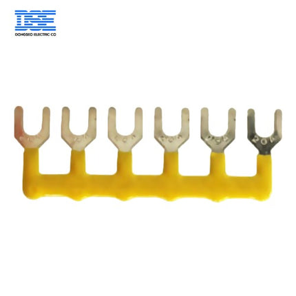 DONGSEO Short Bar, 6P, 10.5 mm, Yellow (YL), 25A DSSB-10.5