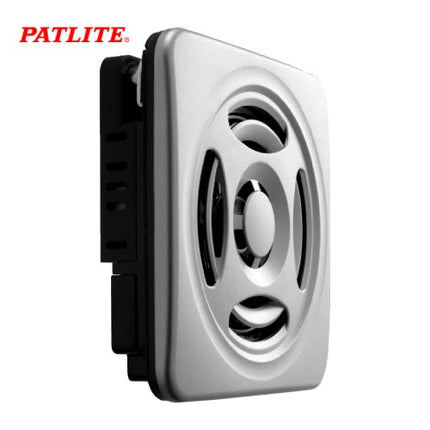 PATLITE Slim Alarm, MP3 Voice Synthesis, 75mm, Silver BSV-24PL-S