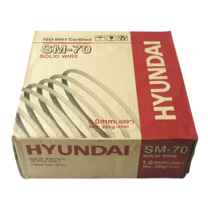 HYUNDAI WELDING CO2 Solid Wire SM70G 1.4MM/20KG