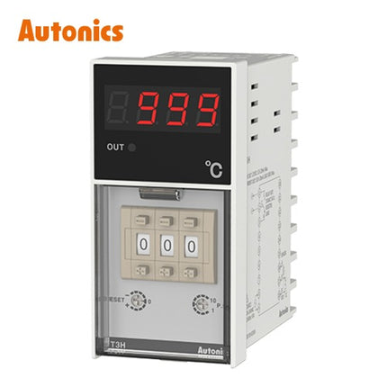 AUTONICS Temperature Controller, Digital Thumbwheel Switch Type T3H-B4SK8C-N