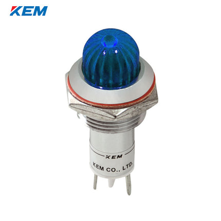 KEM KEM LED Indicator Light, Ø16mm, High-Brightness, DC5V, Blue KLCRAU-16D05B