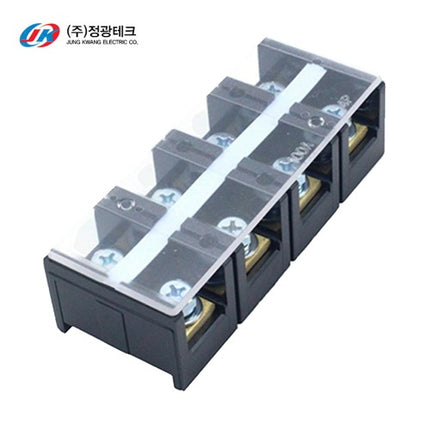 JUNGKWANGTECH Fixed Terminal Block, 100A, 4P (Pack of 10) JK-FT-100-4