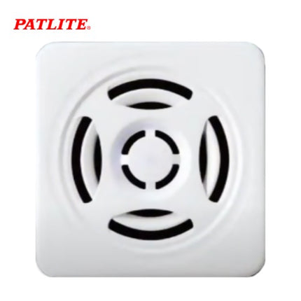 PATLITE Slim Alarm, MP3 Voice Synthesis, 75mm, Yellowish White BSV-24NL-W