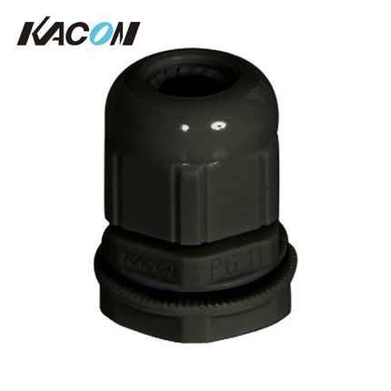 KACON Cable Gland, Cord Lock Connector, Black (Pack of 100) KA-PG11B