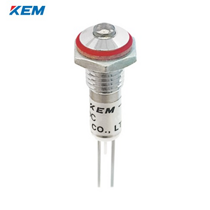 KEM KEM LED Indicator Light, Ø6mm, High-Brightness, DC24V, Yellow KLXU-06D24Y