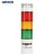 MENICS Signal Tower Light, LED, Steady, Buzzer, 3-Tier, AC/DC 24V PTE-AJV-302-RYG