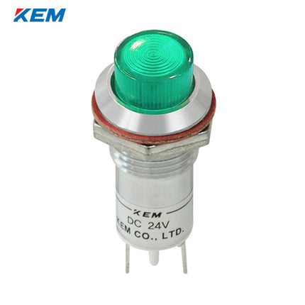 KEM KEM LED Indicator Light, Ø12mm, High-Brightness, DC5V, Green KLCU-12D05G