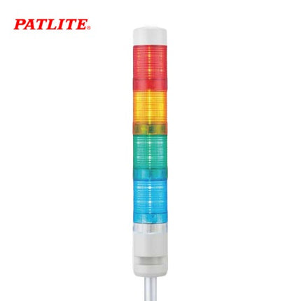PATLITE Signal Tower Light, LED, L-Bracket, 4-Tier MR4-402L-RYGB