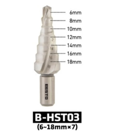 BESTO Helical Step Drill (6~18x7) B-HST03