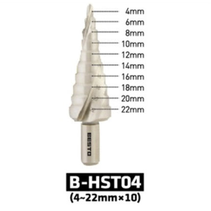 BESTO Helical Step Drill (4~22x10) B-HST04