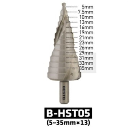 BESTO Helical Step Drill (5~35x13) B-HST05