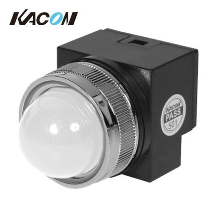 KACON Pilot Lamp, General Purpose, Ø30, White, AC200-240V KR302W