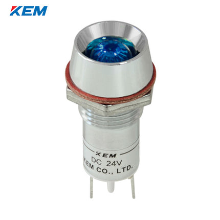 KEM KEM LED Indicator Light, Ø12mm, High-Brightness, DC48V, Blue KLRAU-12D48B