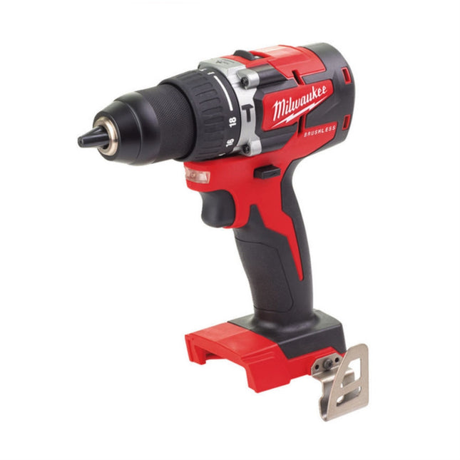 MILWAUKEE Cordless Compact Hammer Drill 18V, Bare Tool, Brushless, Hard Case M18CBLPD-0C