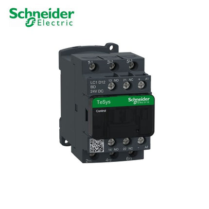 SCHNEIDER Magnetic Contactor, MC LC1D12BD