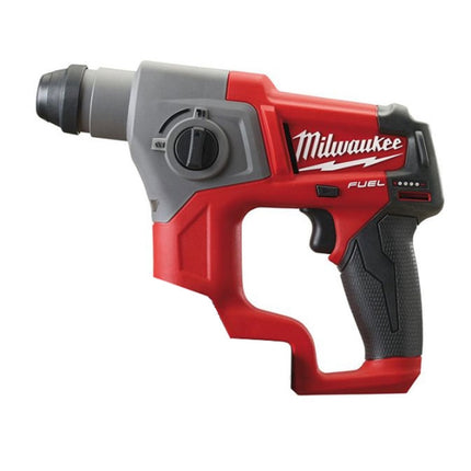 MILWAUKEE Cordless Hammer Drill 12V, 2-Mode, SDS-PLUS, Bare Tool, Hard Case, Brushless M12CH-0C