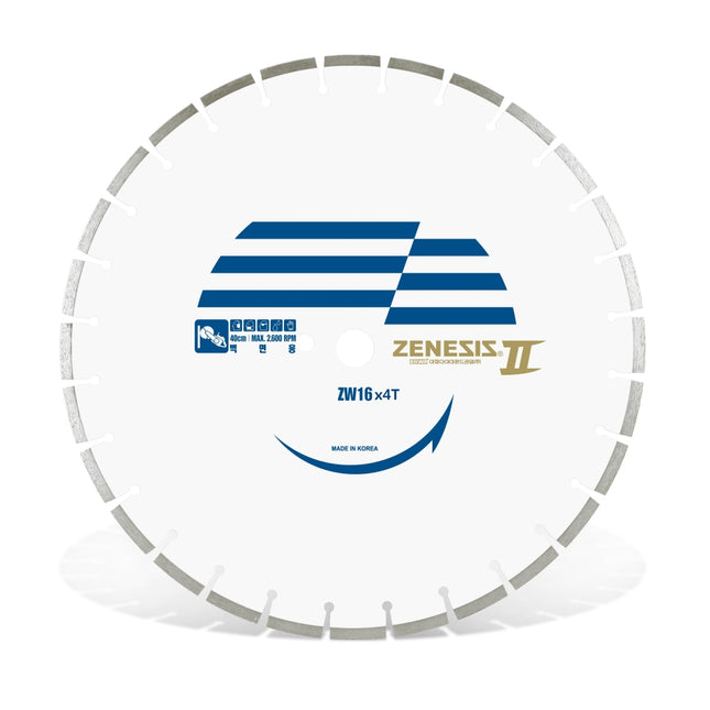 EHWA Concrete Saw Blade for Walls (ZENESISⅡ) LEPSC 16B 16"x4.0Tx27Φ new version