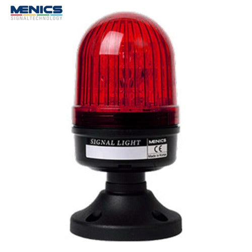 MENICS Warning Light, LED, Ø66, Economy Type, Red MS66LTG-B02-R