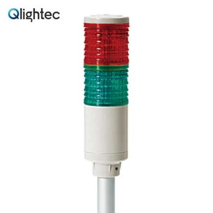 QLIGHT Signal Tower Light, LED, 2-Tier, DC12V ST45L-2