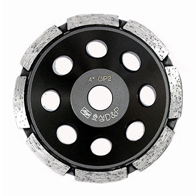 HYOSUNG D&P PCD Cup Wheel PCD 4P 4" epoxy, urethane compatible