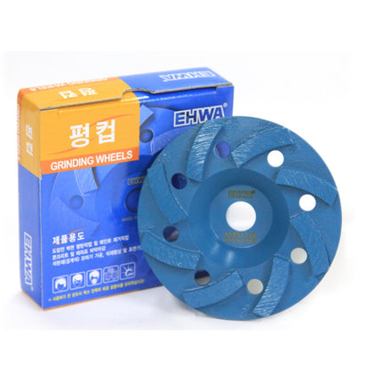 EHWA A-CUP Flat Cup Wheel EDS 4P 4"×15Φ M51D
