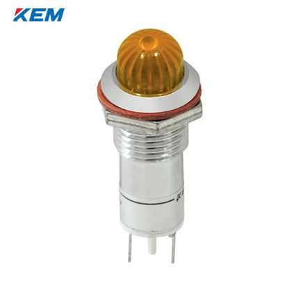 KEM KEM LED Indicator Light, Ø12mm, High-Brightness, AC220V, Yellow KLCRAU-12A220Y