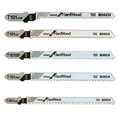 BOSCH Jigsaw Blade, Stainless Steel 83mm T118EFS 5PCS, bi-metal/ stainless workable *carbide not applied