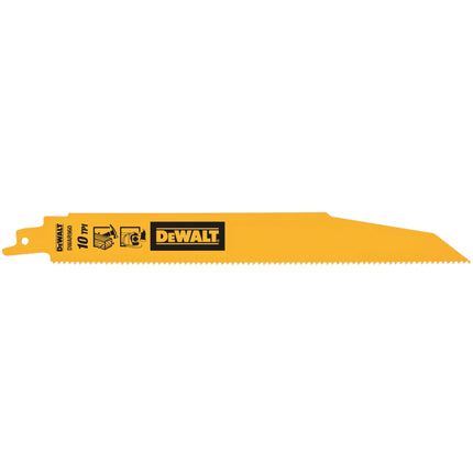 DEWALT Premium Tough Reciprocating Saw Blade DWAR960-KR DWA4179 229mm(9") 10TPI fire fighting/demolition