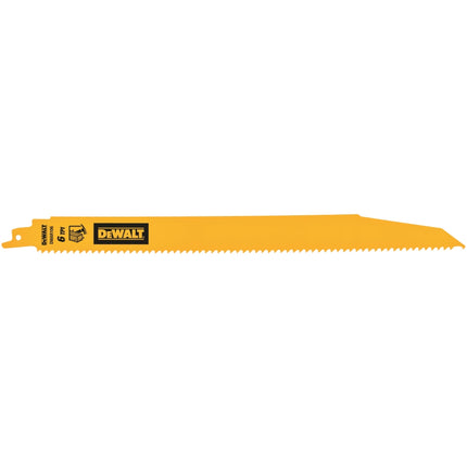 DEWALT Premium Tough Reciprocating Saw Blade DWAR106-KR DWA41612 305mm(12") 6TPI demolition(nail-embedded wood)