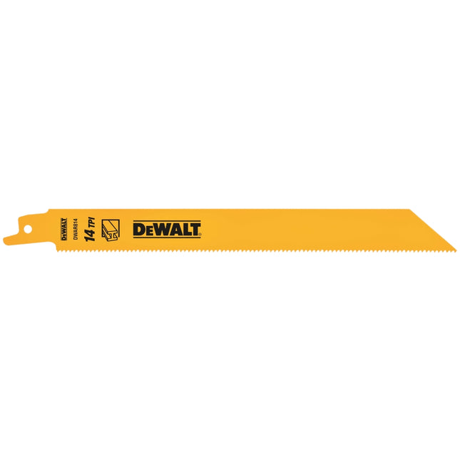 DEWALT Reciprocating Saw Blade DW4809-KR DWAR814 8inch 14TPI