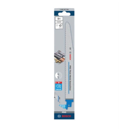 BOSCH Reciprocating Saw Blade, Metal 225X22 S1130CF