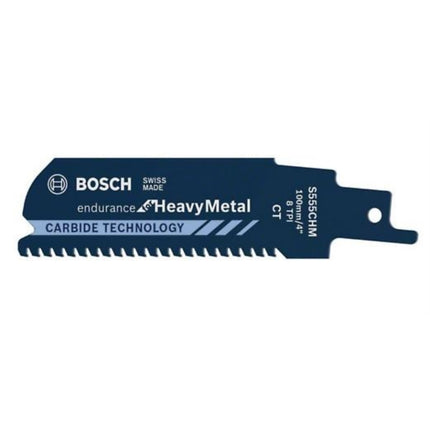 BOSCH Reciprocating Saw Blade, Metal (Carbide) 100X25 S555CHM