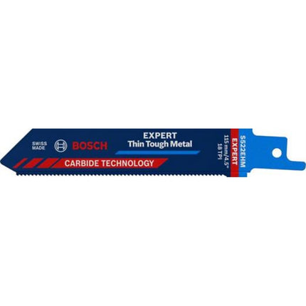 BOSCH Reciprocating Saw Blade, Stainless Steel (Expert) 115x19 S522EHM