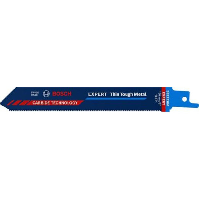 BOSCH Reciprocating Saw Blade, Stainless Steel (Expert) 150X19 S922EHM