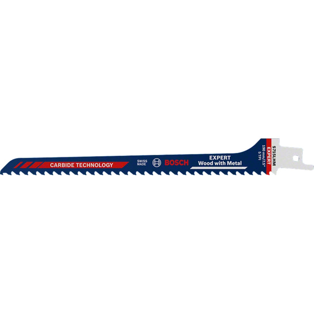BOSCH Reciprocating Saw Blade, Wood (Expert) 190mm S715LHM