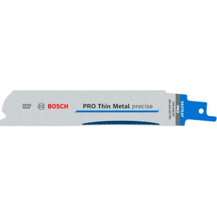 BOSCH Reciprocating Saw Blade, Thin Metal 150mm S937EAF