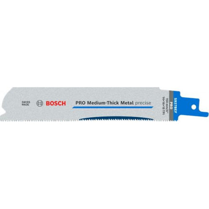 BOSCH Reciprocating Saw Blade, Medium Metal 150mm S937BEF